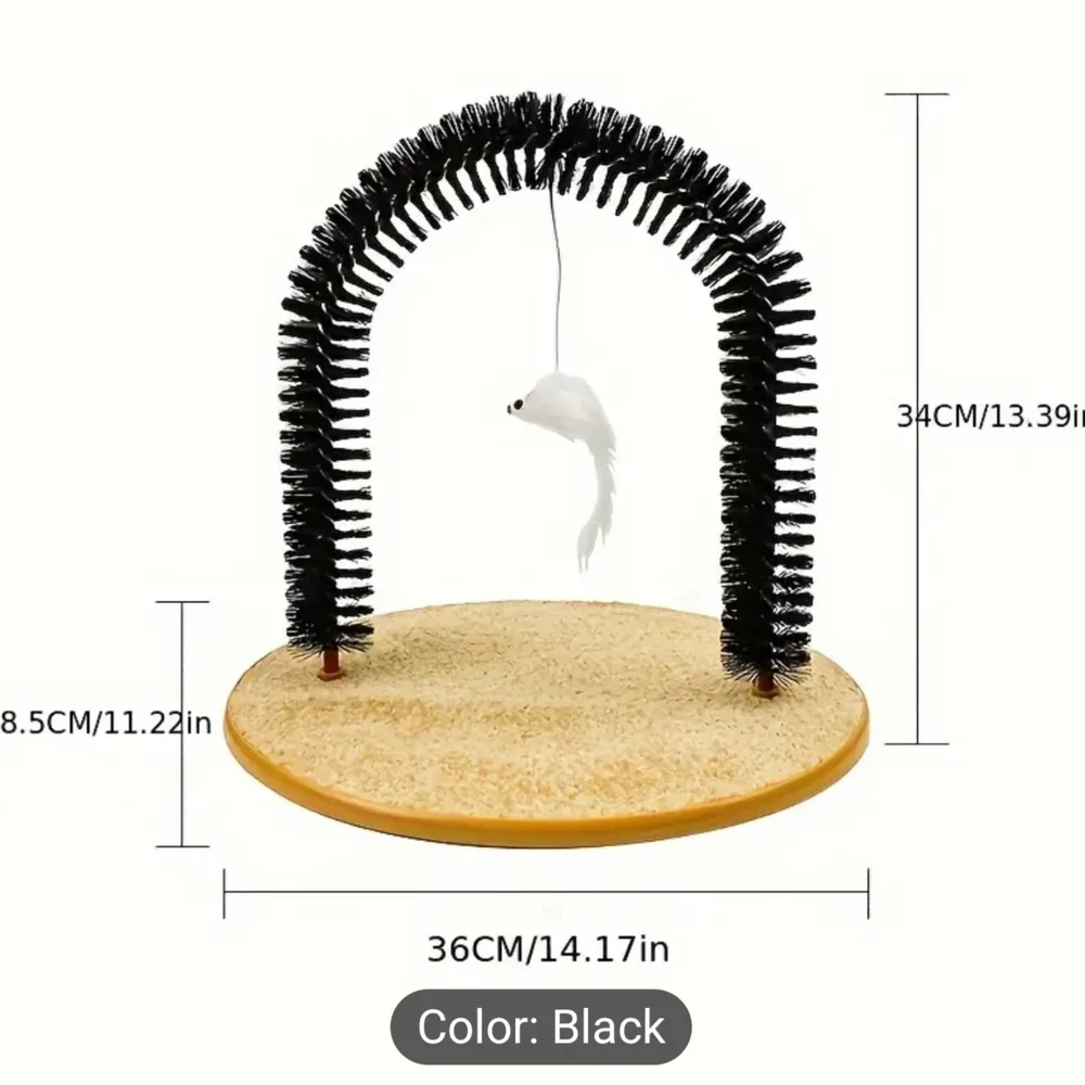Cat Self Grooming Kit with Soft Bristles